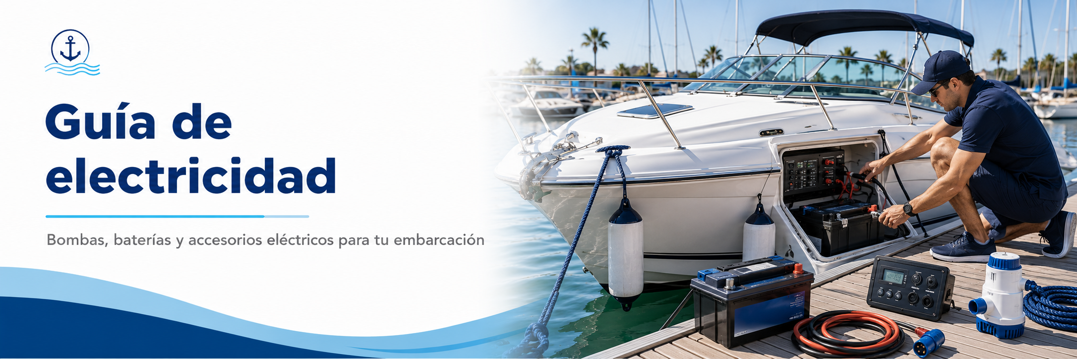 Guía de electricidad náutica para barcos